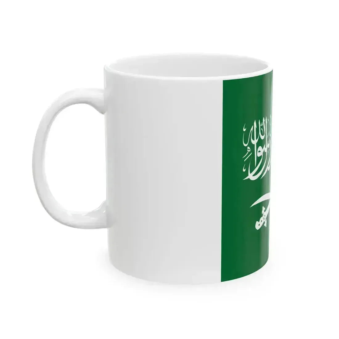 Royal Standard of Saudi Arabia 1938-1953 (Saudi Arabia) White Coffee Mug - Go Mug Yourself