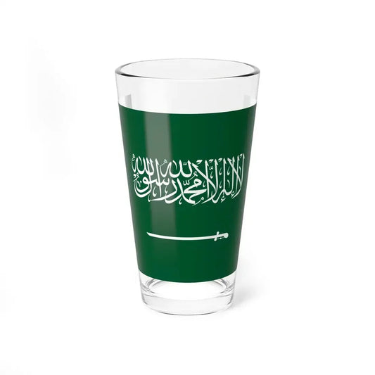 Royal Standard of Saudi Arabia (Saudi Arabia) Pint Glass 16oz 16oz - Go Mug Yourself
