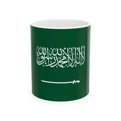 Royal Standard of Saudi Arabia (Saudi Arabia) White Coffee Mug 11oz - Go Mug Yourself