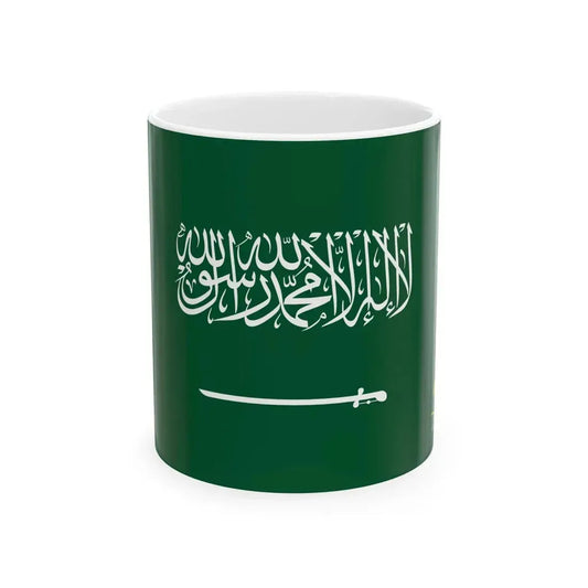 Royal Standard of Saudi Arabia (Saudi Arabia) White Coffee Mug 11oz - Go Mug Yourself