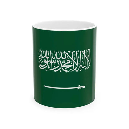 Royal Standard of Saudi Arabia (Saudi Arabia) White Coffee Mug 11oz - Go Mug Yourself