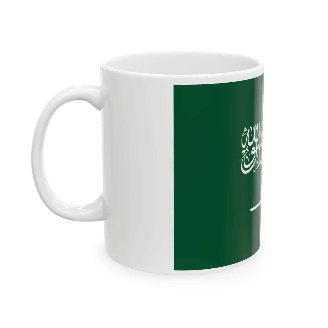 Royal Standard of Saudi Arabia (Saudi Arabia) White Coffee Mug - Go Mug Yourself