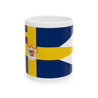 Royal Standard of Sweden 1844-1905 (Estonia) White Coffee Mug 11oz - Go Mug Yourself