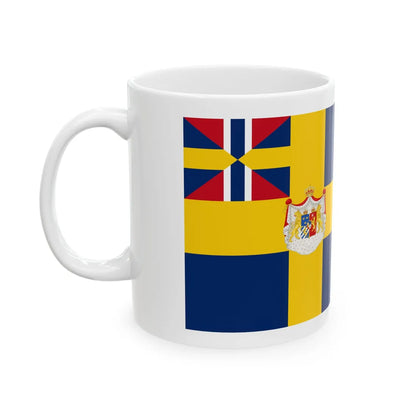 Royal Standard of Sweden 1844-1905 (Estonia) White Coffee Mug - Go Mug Yourself