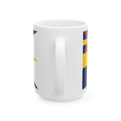Royal Standard of Sweden 1844-1905 (Estonia) White Coffee Mug - Go Mug Yourself