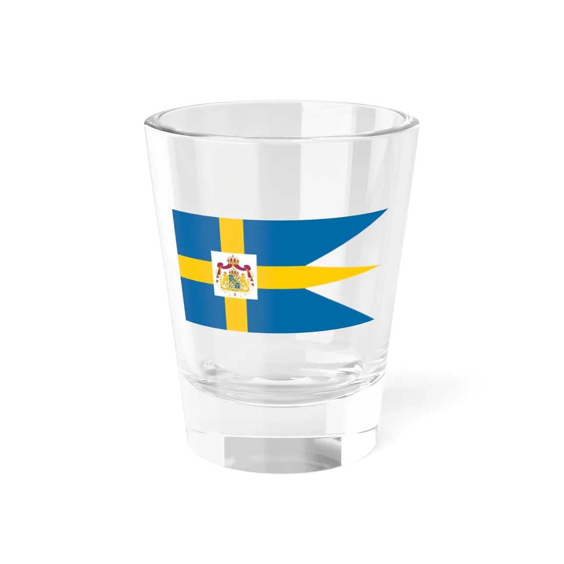 Royal standard of Sweden (Sweden) Shot Glass 1.5oz 1.5oz - Go Mug Yourself