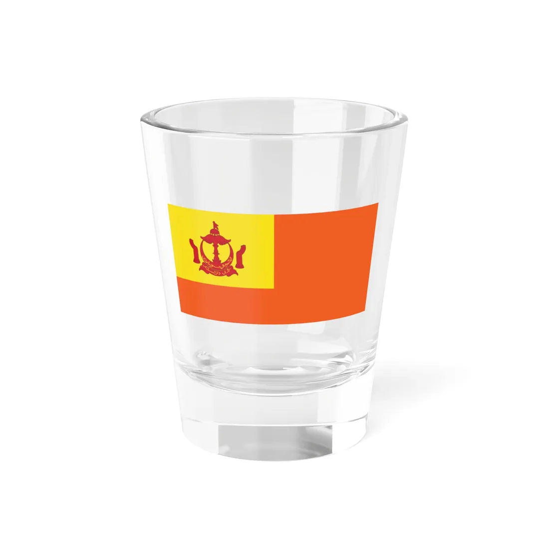 Royal Standard of the Cheteria Besar (Brunei) Shot Glass 1.5oz - Go Mug Yourself