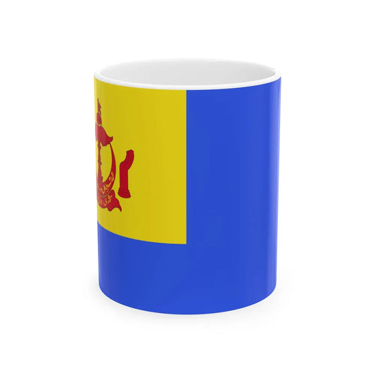 Royal Standard of the Cheteria Pengalasan (Brunei) White Coffee Mug 11oz - Go Mug Yourself