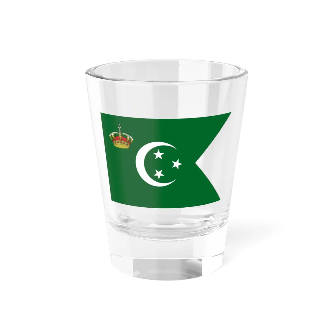 Royal Standard of The Crown Prince of Egypton Land (Egypt) Shot Glass 1.5oz 1.5oz - Go Mug Yourself