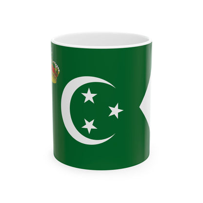 Royal Standard of The Crown Prince of Egypton Land (Egypt) White Coffee Mug-11oz-Go Mug Yourself