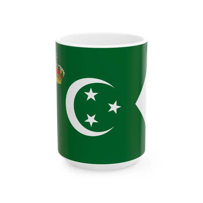 Royal Standard of The Crown Prince of Egypton Land (Egypt) White Coffee Mug 15oz - Go Mug Yourself