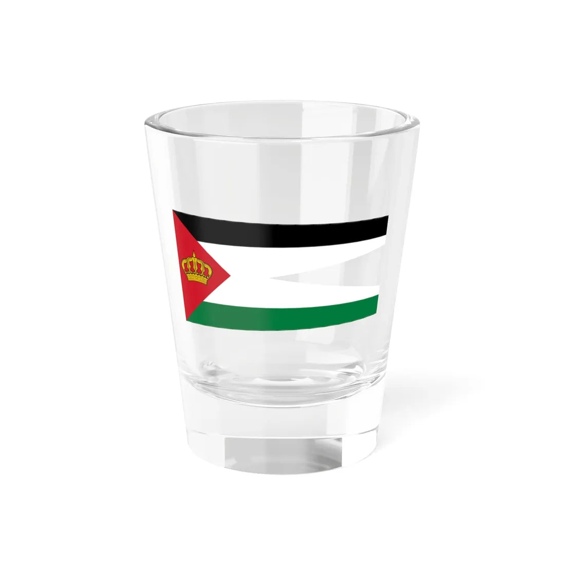 Royal Standard of the Crown Prince of Iraq 1930-1958 (Iraq) Shot Glass 1.5oz 1.5oz - Go Mug Yourself
