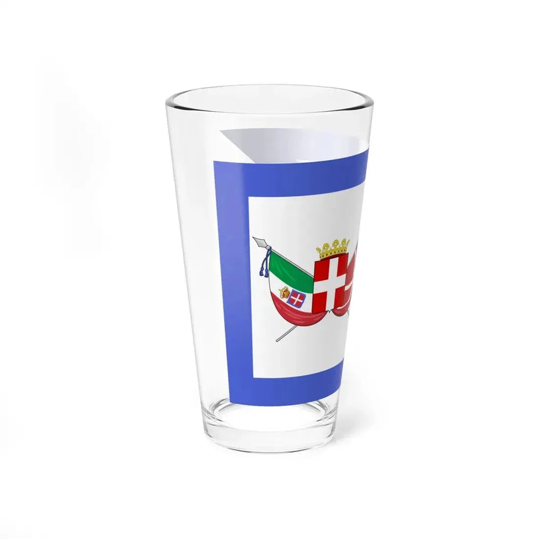 Royal Standard of the Crown Prince of Italy 1861-1880 (Italy) Pint Glass 16oz - Go Mug Yourself