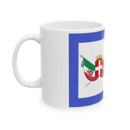 Royal Standard of the Crown Prince of Italy 1861-1880 (Italy) White Coffee Mug - Go Mug Yourself