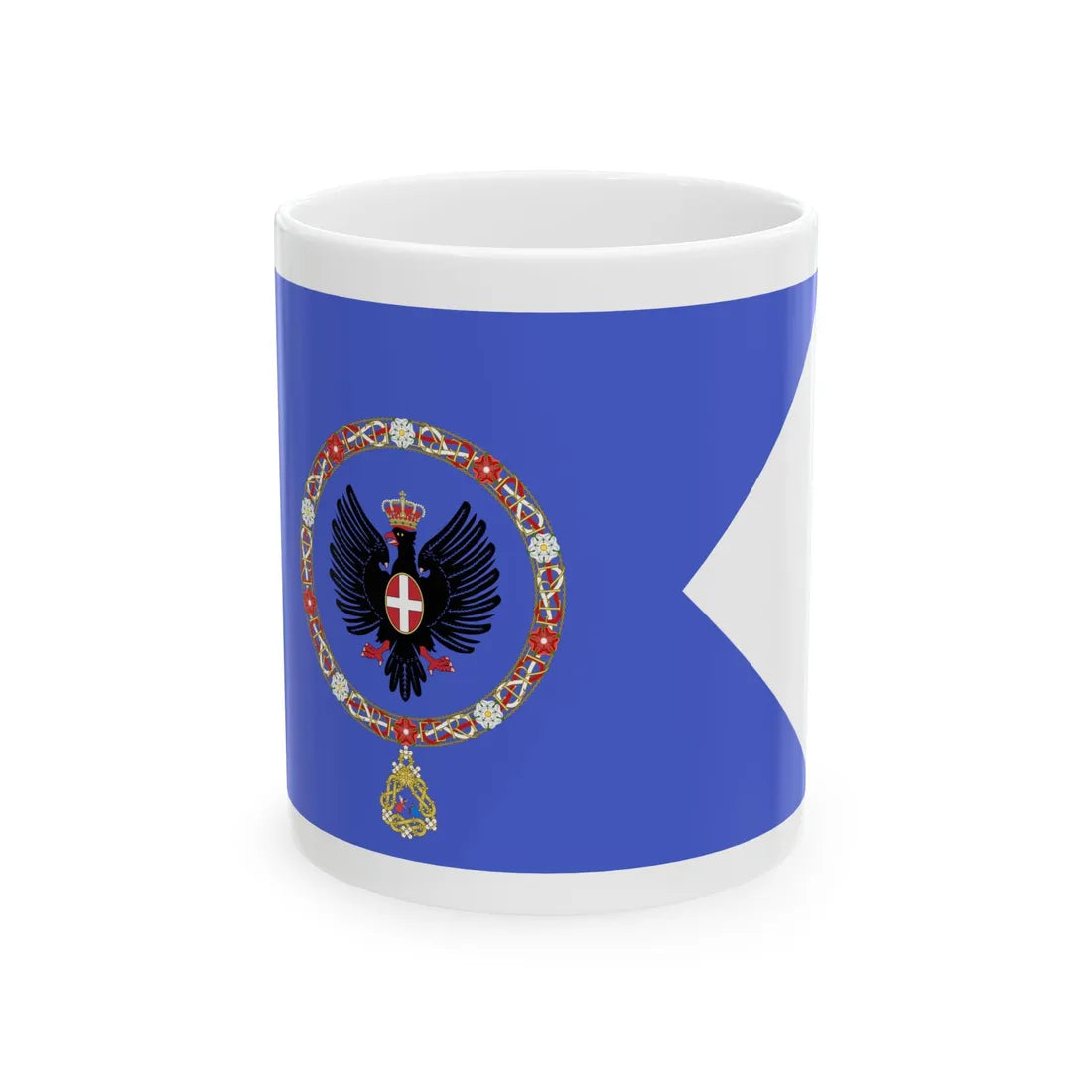 Royal Standard of the Crown Prince of Italy 1880-1946 (Italy) White Coffee Mug 11oz - Go Mug Yourself