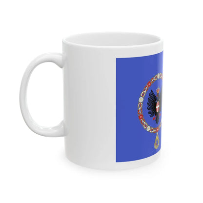 Royal Standard of the Crown Prince of Italy 1880-1946 (Italy) White Coffee Mug - Go Mug Yourself