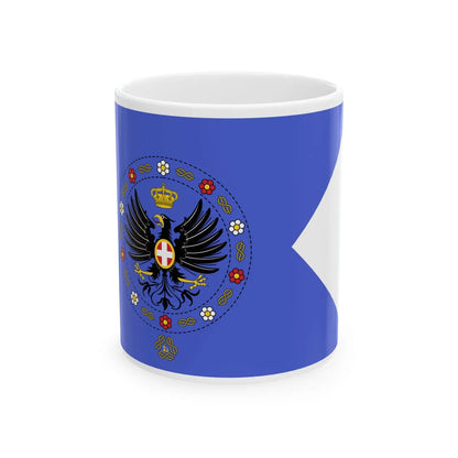 Royal Standard of the Crown Prince of Italy 1880-1946 variant (Italy) White Coffee Mug 11oz - Go Mug Yourself