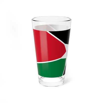 Royal Standard of the Crown Prince of Jordan (Jordan) Pint Glass 16oz - Go Mug Yourself
