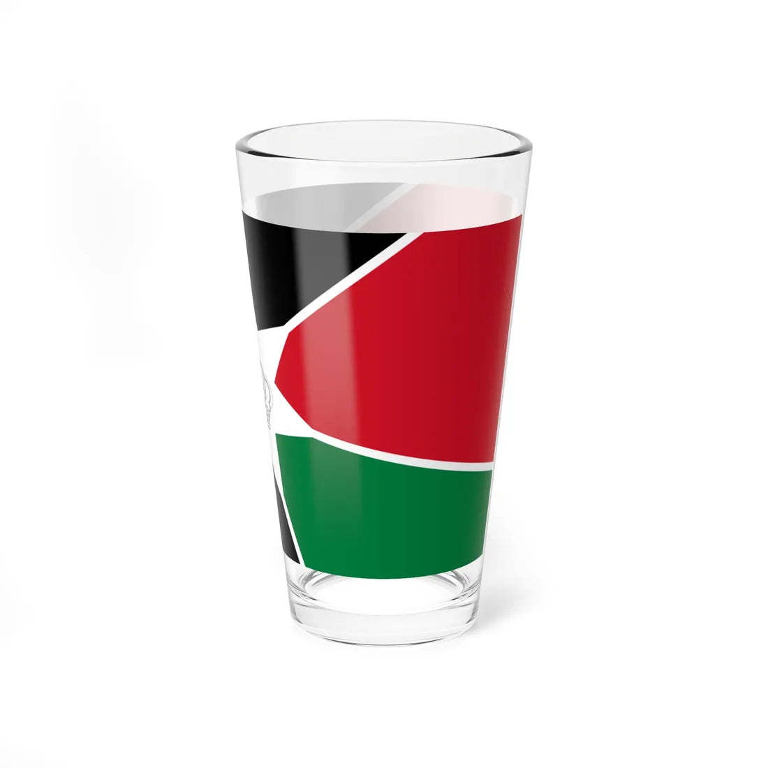 Royal Standard of the Crown Prince of Jordan (Jordan) Pint Glass 16oz - Go Mug Yourself