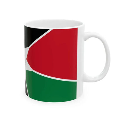 Royal Standard of the Crown Prince of Jordan (Jordan) White Coffee Mug - Go Mug Yourself