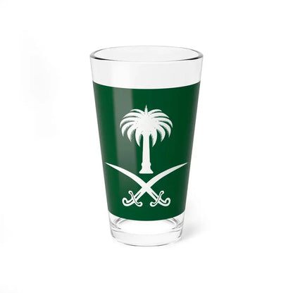 Royal Standard of the Crown Prince of Kingdom of Saudi Arabia (Saudi Arabia) Pint Glass 16oz 16oz - Go Mug Yourself