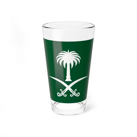 Royal Standard of the Crown Prince of Kingdom of Saudi Arabia (Saudi Arabia) Pint Glass 16oz 16oz - Go Mug Yourself