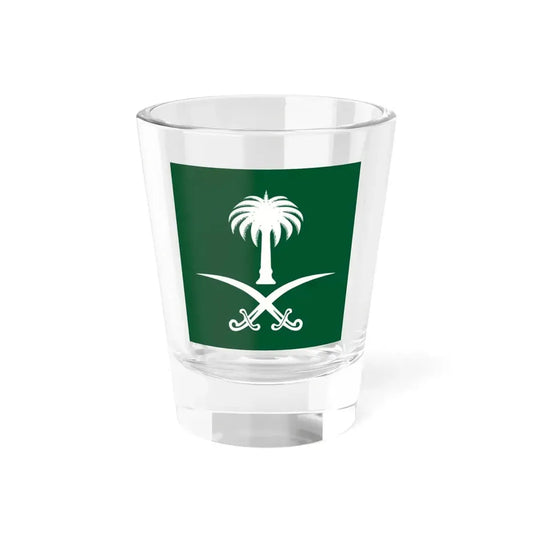 Royal Standard of the Crown Prince of Kingdom of Saudi Arabia (Saudi Arabia) Shot Glass 1.5oz 1.5oz - Go Mug Yourself