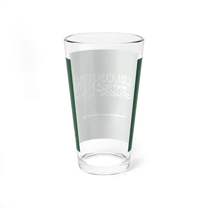 Royal Standard of the Crown Prince of Saudi Arabia (Saudi Arabia) Pint Glass 16oz - Go Mug Yourself