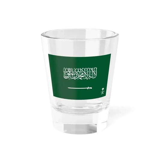 Royal Standard of the Crown Prince of Saudi Arabia (Saudi Arabia) Shot Glass 1.5oz 1.5oz - Go Mug Yourself