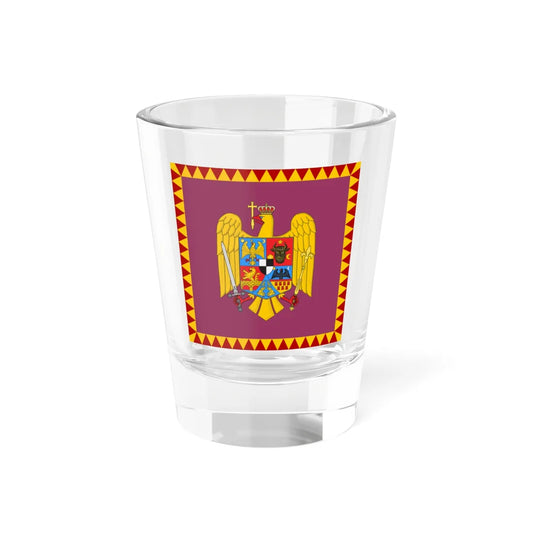 Royal Standard of the Crown Princess of Romania (Oman) Shot Glass 1.5oz 1.5oz - Go Mug Yourself