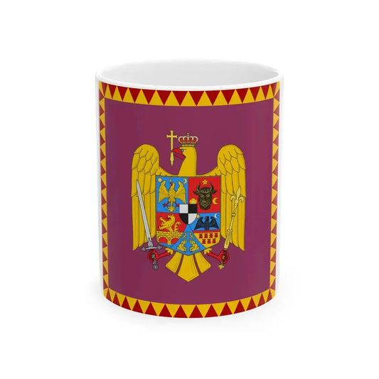 Royal Standard of the Crown Princess of Romania (Oman) White Coffee Mug 11oz - Go Mug Yourself