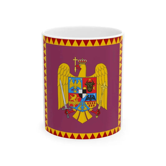 Royal Standard of the Crown Princess of Romania (Oman) White Coffee Mug 11oz - Go Mug Yourself