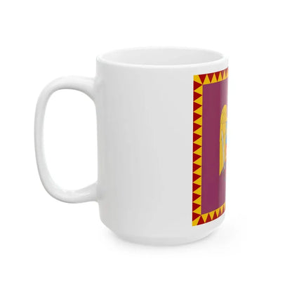 Royal Standard of the Crown Princess of Romania (Oman) White Coffee Mug - Go Mug Yourself