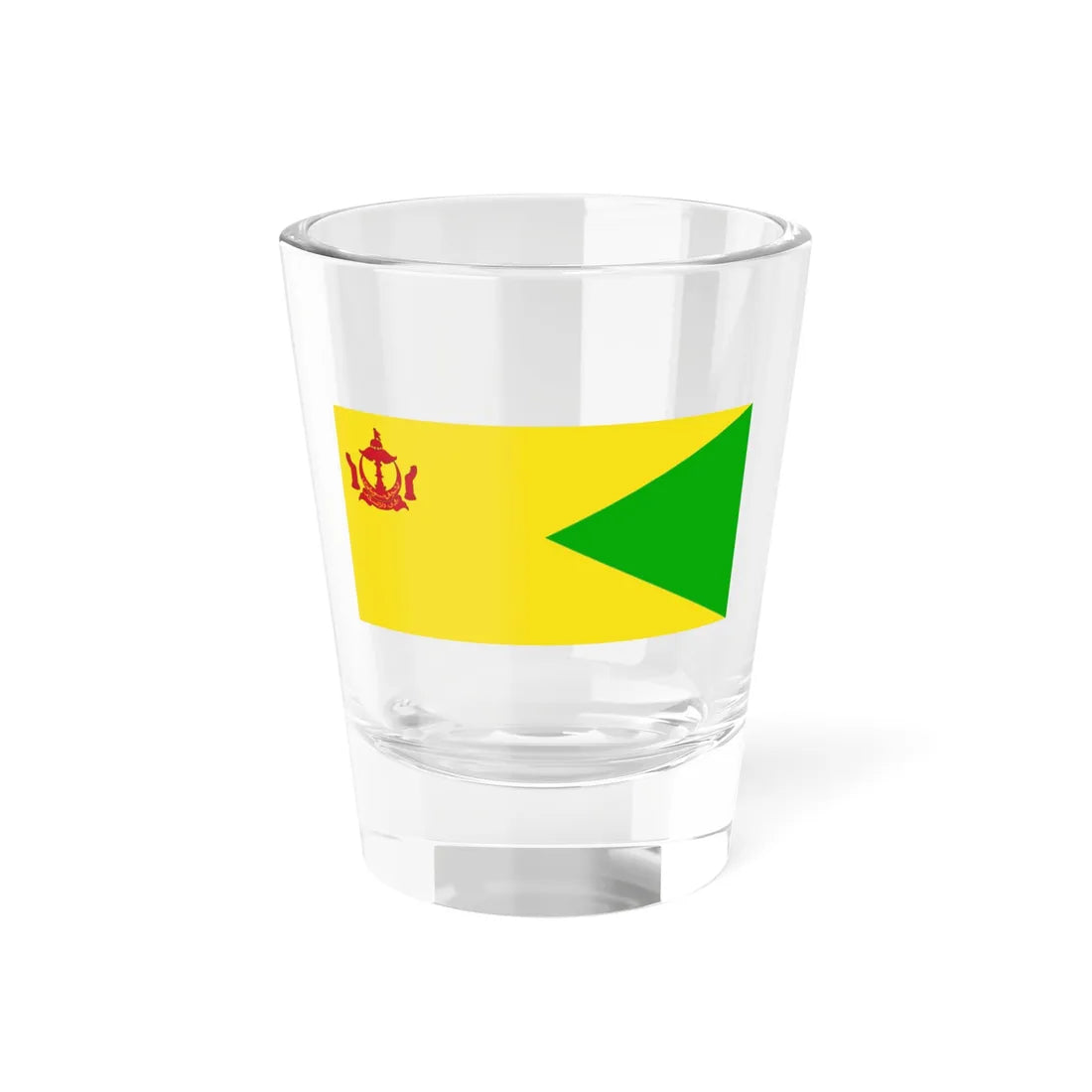 Royal Standard of the Gahara Grandchild of the Sultan of Brunei (Brunei) Shot Glass 1.5oz 1.5oz - Go Mug Yourself