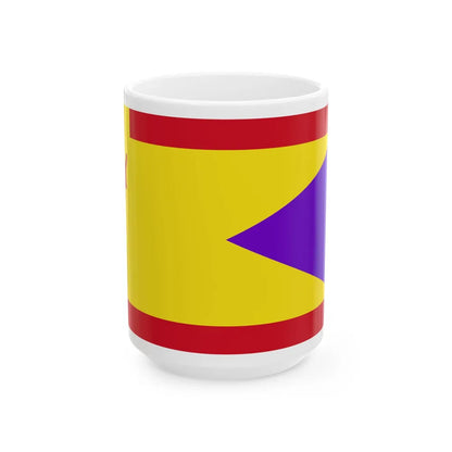 Royal Standard of the Great-Grandchild of the Sultan of Brunei (Brunei) White Coffee Mug 15oz - Go Mug Yourself