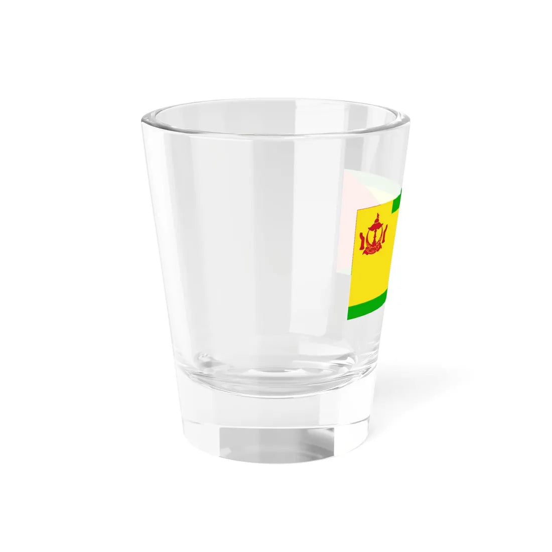 Royal Standard of the Great-Great-Grandchild of the Sultan of Brunei (Brunei) Shot Glass 1.5oz - Go Mug Yourself