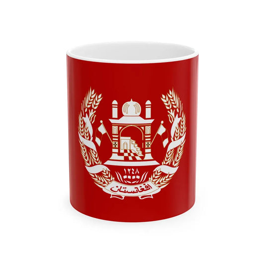 Royal Standard of the King of Afghanistan 1931-1973 (Afghanistan) White Coffee Mug 11oz - Go Mug Yourself