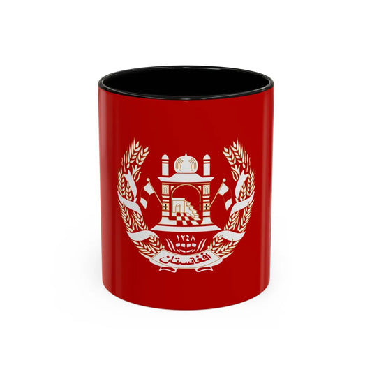 Royal Standard of the King of Afghanistan 1931 to 1973 - Accent Coffee Mug 11oz Black - Go Mug Yourself