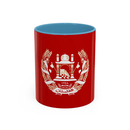 Royal Standard of the King of Afghanistan 1931 to 1973 - Accent Coffee Mug 11oz Light Blue - Go Mug Yourself