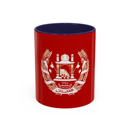 Royal Standard of the King of Afghanistan 1931 to 1973 - Accent Coffee Mug 11oz Navy - Go Mug Yourself
