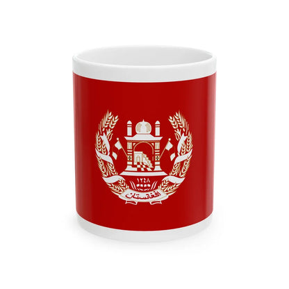 Royal Standard of the King of Afghanistan 1931 to 1973 - White Coffee Mug 11oz - Go Mug Yourself