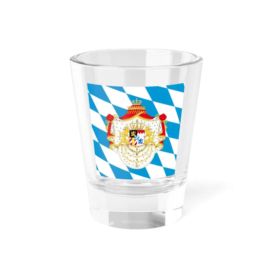 Royal Standard of the King of Bavaria 1835-1914 (Germany) Shot Glass 1.5oz 1.5oz - Go Mug Yourself
