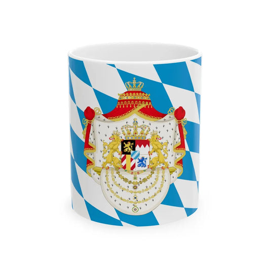 Royal Standard of the King of Bavaria 1835-1914 (Germany) White Coffee Mug 11oz - Go Mug Yourself