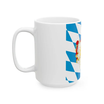 Royal Standard of the King of Bavaria 1835-1914 (Germany) White Coffee Mug - Go Mug Yourself