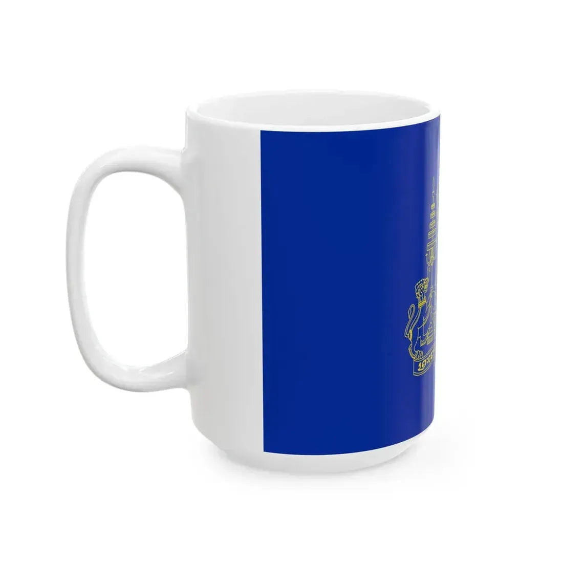 Royal Standard of the King of Cambodia (Cambodia) White Coffee Mug - Go Mug Yourself