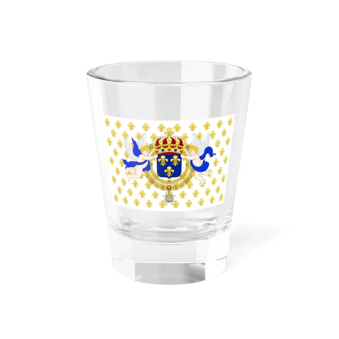 Royal Standard of the King of France (France) Shot Glass 1.5oz 1.5oz - Go Mug Yourself