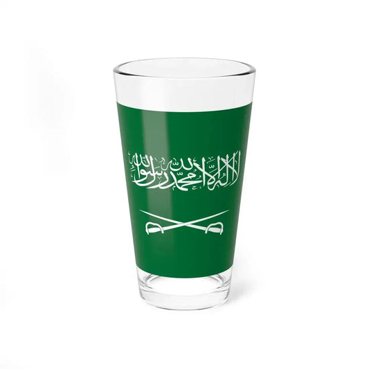 Royal Standard of the King of Saudi Arabia 1953-1964 (Saudi Arabia) Pint Glass 16oz 16oz - Go Mug Yourself