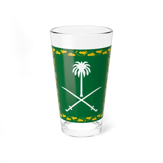 Royal Standard of the King of Saudi Arabia 1964-1973 (Saudi Arabia) Pint Glass 16oz 16oz - Go Mug Yourself