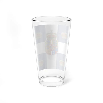 Royal Standard of the Kingdom of Greece 1936-1967 (Greece) Pint Glass 16oz - Go Mug Yourself