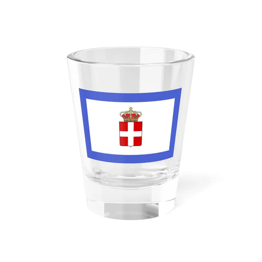 Royal standard of the Kingdom of Sardinia 1834 - 1848 (Italy) Shot Glass 1.5oz 1.5oz - Go Mug Yourself
